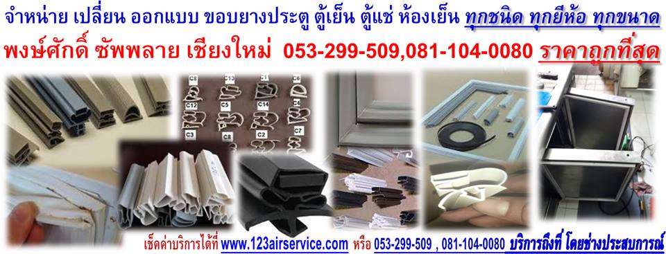 เปลี่ยนขอบยางตู้เย็น ตู้แช่ เชียงใหม่